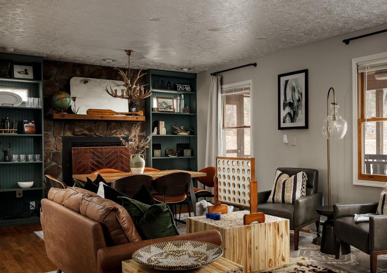 Shenandoah Dog Friendly Cabin With River Access, Hot Tub, Fire Pit, Bbq, Outdoor Dining Dış mekan fotoğraf