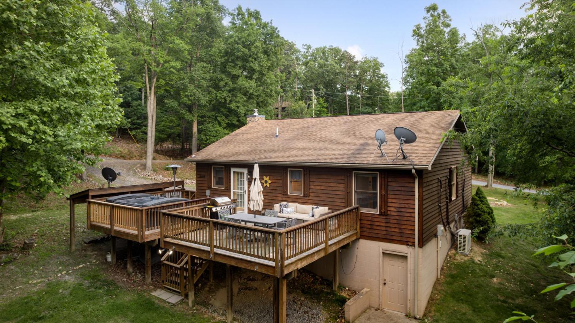 Shenandoah Dog Friendly Cabin With River Access, Hot Tub, Fire Pit, Bbq, Outdoor Dining Dış mekan fotoğraf